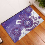 NAIDOC Week 2026 Rubber Doormat 50 Years Deadly Dhari Purple Aboriginal Art