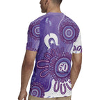NAIDOC Week 2026 Rugby Jersey 50 Years Deadly Dhari Purple Aboriginal Art