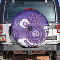NAIDOC Week 2026 Spare Tire Cover 50 Years Deadly Dhari Purple Aboriginal Art