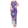 NAIDOC Week 2026 Tank Maxi Dress 50 Years Deadly Dhari Purple Aboriginal Art