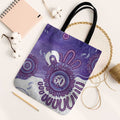NAIDOC Week 2026 Tote Bag 50 Years Deadly Dhari Purple Aboriginal Art