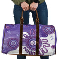NAIDOC Week 2026 Travel Bag 50 Years Deadly Dhari Purple Aboriginal Art
