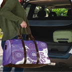 NAIDOC Week 2026 Travel Bag 50 Years Deadly Dhari Purple Aboriginal Art