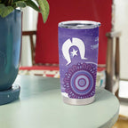 NAIDOC Week 2026 Tumbler Cup 50 Years Deadly Dhari Purple Aboriginal Art