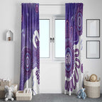 NAIDOC Week 2026 Window Curtain 50 Years Deadly Dhari Purple Aboriginal Art
