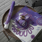 NAIDOC Week 2026 Wrapping Paper 50 Years Deadly Dhari Purple Aboriginal Art