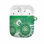 NAIDOC Week 2026 AirPods Case 50 Years Deadly Dhari Green Aboriginal Art