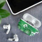 NAIDOC Week 2026 AirPods Case 50 Years Deadly Dhari Green Aboriginal Art
