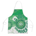 NAIDOC Week 2026 Apron 50 Years Deadly Dhari Green Aboriginal Art