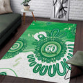 NAIDOC Week 2026 Area Rug 50 Years Deadly Dhari Green Aboriginal Art