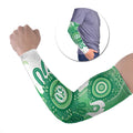 NAIDOC Week 2026 Arm Sleeves 50 Years Deadly Dhari Green Aboriginal Art
