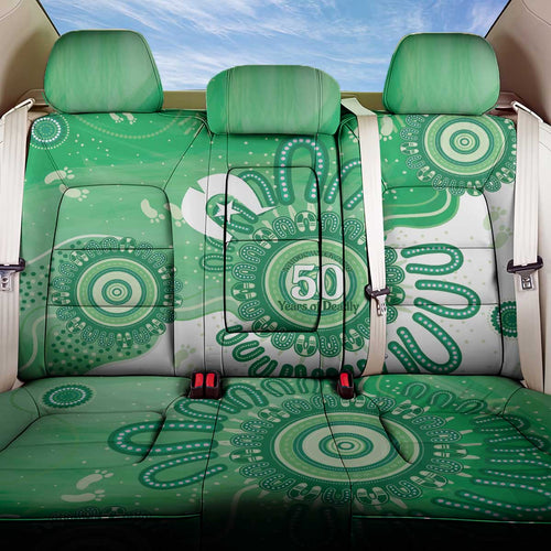 NAIDOC Week 2026 Back Car Seat Cover 50 Years Deadly Dhari Green Aboriginal Art