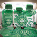 NAIDOC Week 2026 Back Car Seat Cover 50 Years Deadly Dhari Green Aboriginal Art