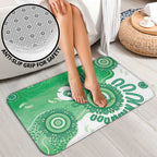 NAIDOC Week 2026 Bathroom Set 50 Years Deadly Dhari Green Aboriginal Art