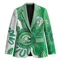 NAIDOC Week 2026 Blazer 50 Years Deadly Dhari Green Aboriginal Art