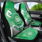 NAIDOC Week 2026 Car Seat Cover 50 Years Deadly Dhari Green Aboriginal Art