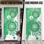 NAIDOC Week 2026 Door Cover 50 Years Deadly Dhari Green Aboriginal Art