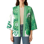NAIDOC Week 2026 Kimono 50 Years Deadly Dhari Green Aboriginal Art