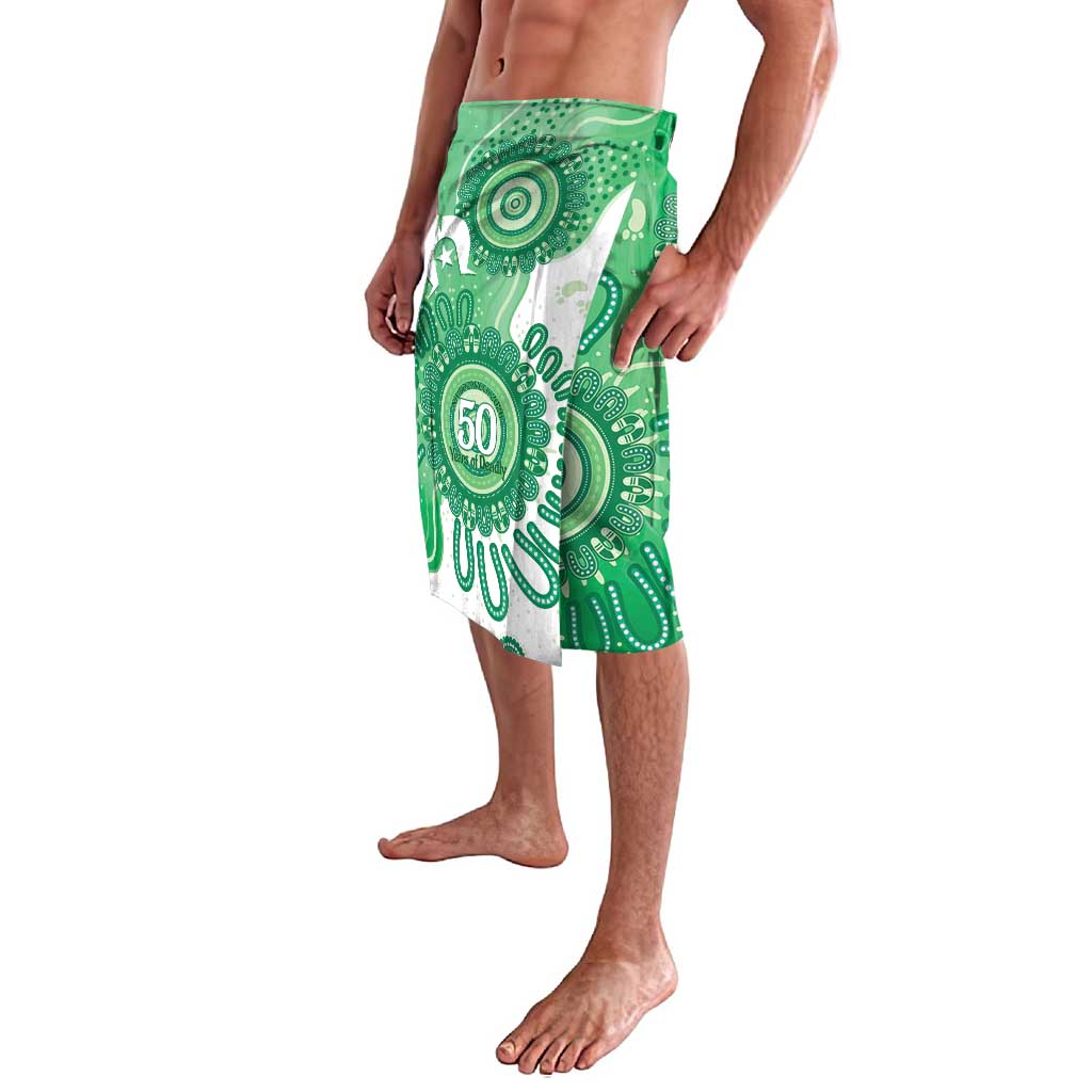 NAIDOC Week 2026 Lavalava 50 Years Deadly Dhari Green Aboriginal Art