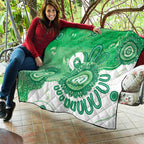 NAIDOC Week 2026 Quilt 50 Years Deadly Dhari Green Aboriginal Art