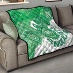NAIDOC Week 2026 Quilt 50 Years Deadly Dhari Green Aboriginal Art