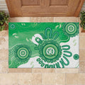 NAIDOC Week 2026 Rubber Doormat 50 Years Deadly Dhari Green Aboriginal Art