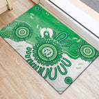 NAIDOC Week 2026 Rubber Doormat 50 Years Deadly Dhari Green Aboriginal Art