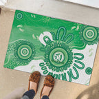NAIDOC Week 2026 Rubber Doormat 50 Years Deadly Dhari Green Aboriginal Art
