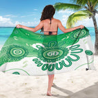 NAIDOC Week 2026 Sarong 50 Years Deadly Dhari Green Aboriginal Art