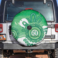 NAIDOC Week 2026 Spare Tire Cover 50 Years Deadly Dhari Green Aboriginal Art
