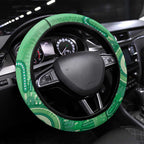 NAIDOC Week 2026 Steering Wheel Cover 50 Years Deadly Dhari Green Aboriginal Art