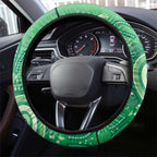 NAIDOC Week 2026 Steering Wheel Cover 50 Years Deadly Dhari Green Aboriginal Art