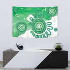 NAIDOC Week 2026 Tapestry 50 Years Deadly Dhari Green Aboriginal Art