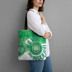 NAIDOC Week 2026 Tote Bag 50 Years Deadly Dhari Green Aboriginal Art