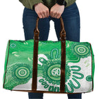 NAIDOC Week 2026 Travel Bag 50 Years Deadly Dhari Green Aboriginal Art