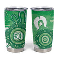NAIDOC Week 2026 Tumbler Cup 50 Years Deadly Dhari Green Aboriginal Art