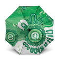 NAIDOC Week 2026 Umbrella 50 Years Deadly Dhari Green Aboriginal Art