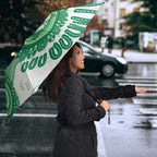 NAIDOC Week 2026 Umbrella 50 Years Deadly Dhari Green Aboriginal Art