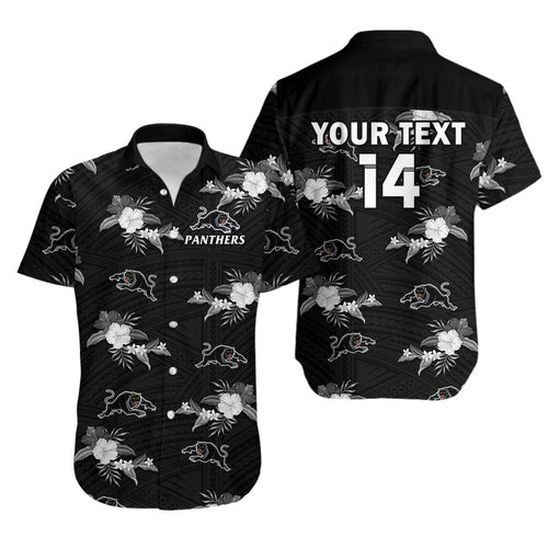 custom-text-and-number-panthers-rugby-hawaiian-shirt-polynesian-tribal-mix-tropical-hawaiian-style