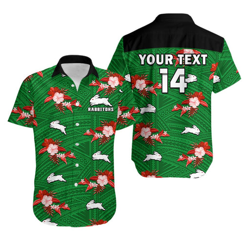 custom-text-and-number-rabbitohs-rugby-hawaiian-shirt-polynesian-tribal-mix-tropical-hawaiian-style