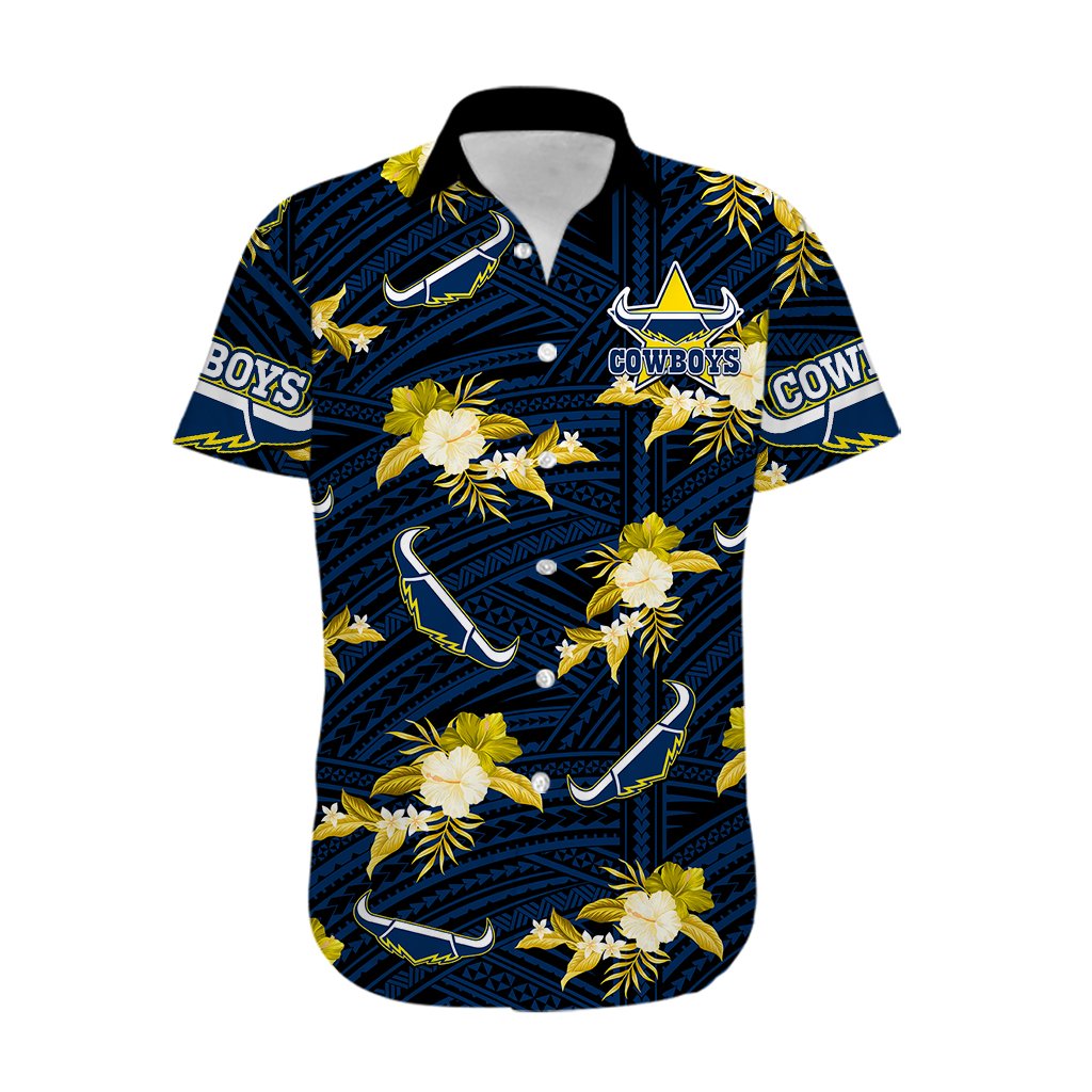 custom-text-and-number-cowboys-rugby-hawaiian-shirt-polynesian-tribal-mix-tropical-hawaiian-blue-style