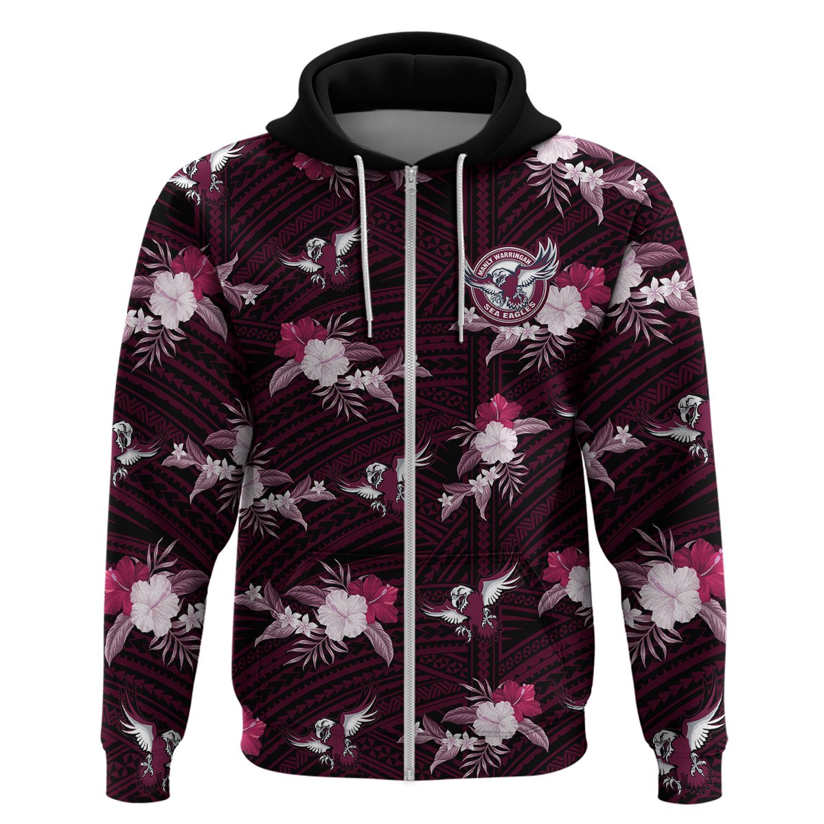 custom-text-and-number-sea-eagles-rugby-hoodie-polynesian-tribal-mix-tropical-hawaiian-style