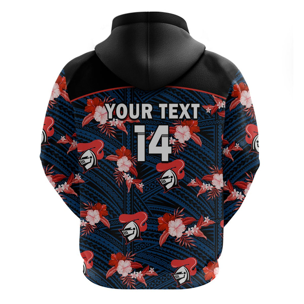 custom-text-and-number-newcastle-knights-rugby-hoodie-polynesian-tribal-mix-tropical-hawaiian-style