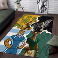 Rugby 2025 Championship Area Rug Southern Hemisphere Countries Mascots - Aussie Hoodie