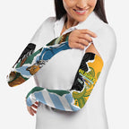 Rugby 2025 Championship Arm Sleeves Southern Hemisphere Countries Mascots - Aussie Hoodie