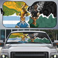 Rugby 2025 Championship Auto Sun Shade Southern Hemisphere Countries Mascots - Aussie Hoodie