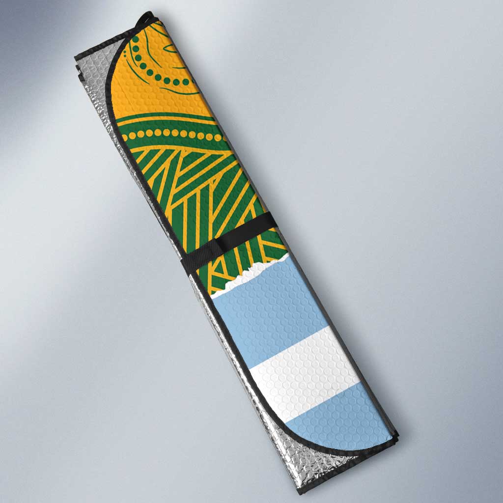 Rugby 2025 Championship Auto Sun Shade Southern Hemisphere Countries Mascots - Aussie Hoodie