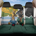 Rugby 2025 Championship Back Car Seat Cover Southern Hemisphere Countries Mascots - Aussie Hoodie