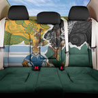 Rugby 2025 Championship Back Car Seat Cover Southern Hemisphere Countries Mascots - Aussie Hoodie