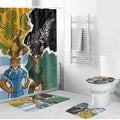 Rugby 2025 Championship Bathroom Set Southern Hemisphere Countries Mascots - Aussie Hoodie